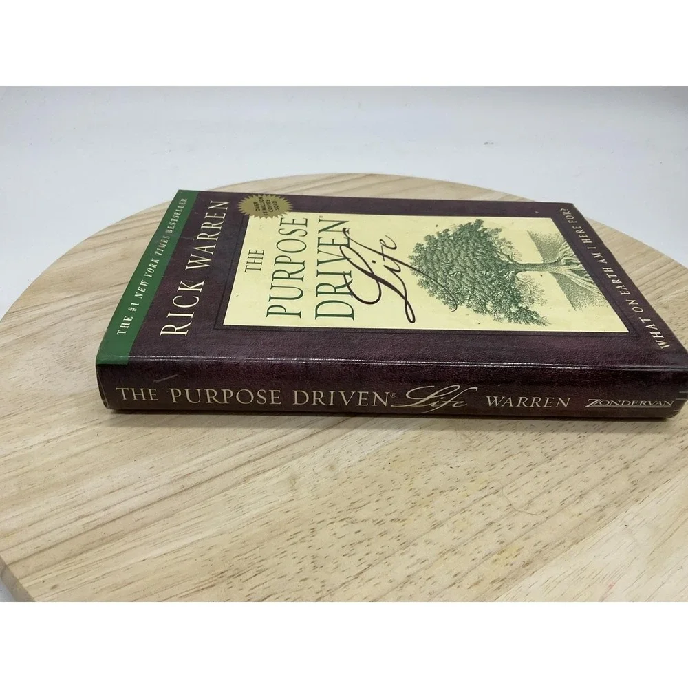 Vintage The Purpose Driven Life Rick Warren Hardcover Christian Living Book‎